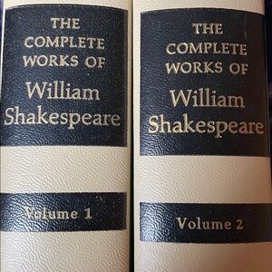 2 The Complete Works of William Shakespeare - Vintage Two Volume Matching Set